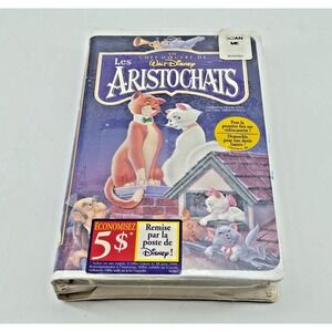 Les Aristochats (The Aristocats) VHS – Walt Disney | French Version | New Sealed